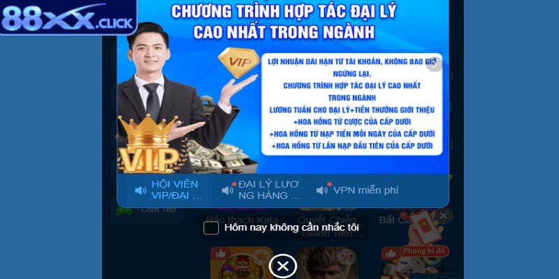 Chương trình đại lý 88XX thu hút được rất nhiều người tham gia 