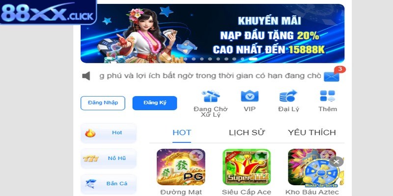 Điền theo mẫu đăng ký tài khoản theo yêu cầu 88XX