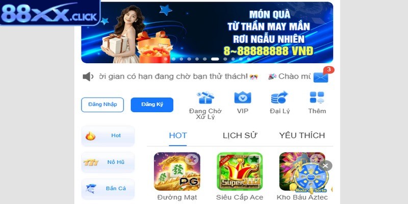Đảm bảo thông tin dùng đăng ký tài khoản 88XX chính xác